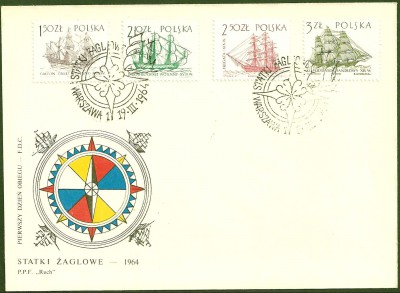 1964 r. Koperta FDC 1318