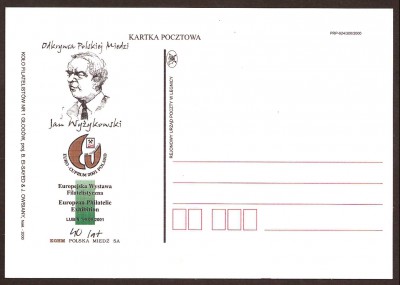 2001 r. Europ. Wystawa Filatelistyczna Lubin