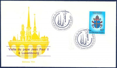 1985 r. FDC Luksemburg.