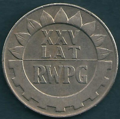 1974 r. 20 zł XXV Lat GWPG.