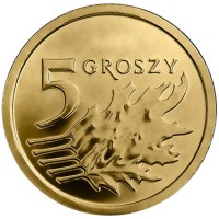 2016 r. 5 gr. Royal Mint. Obiegowe.