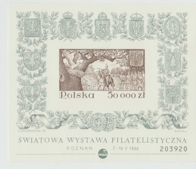 Blok 152A - Światowa Wystawa Fila. 1993