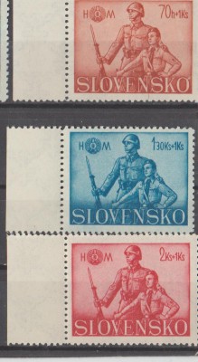Słowacja 1942 - Mi 94-96 czyste