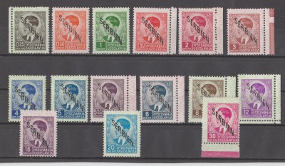 SERBIEN - 1941 Mi - 1-15 czyste