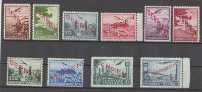 SERBIEN - 1941 Mi - 16-25 czyste