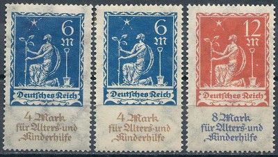 1922 r. Niemcy Mi 233 - 234*.