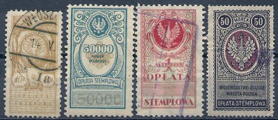 1921 r. Opłata stemplowa.