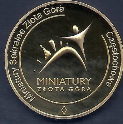 2017 r. Medal - Miniatury Sakralne Złota G&oacute;ra.
