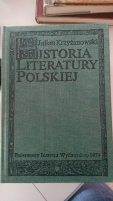 HISTORIA LITERATURY POLSKIEJ KRZYŻANOWSKI