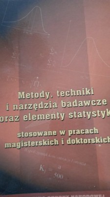 METODY TECHNIKI STOSOWANE W PRACACH MAGISTERSKICH