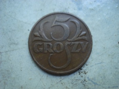 5gr 1934r NAJRZADSZA i ORYGINALNA !!!