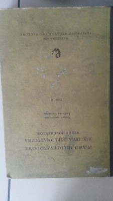 PRAWO MIĘDZYNARODOWE I HISTORIA DYPLOMATYCZNA