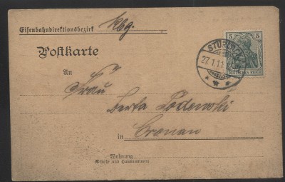 KARTA POCZTOWA 1911 - polecam