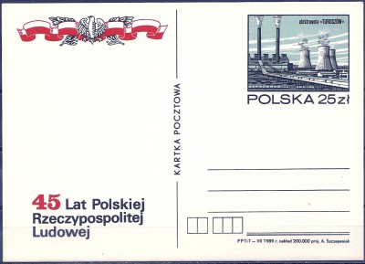 1989 r Kartka Cp 1003**