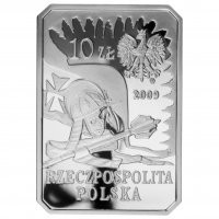 2009 r. 10 zł.  Husarz - XVII wiek.