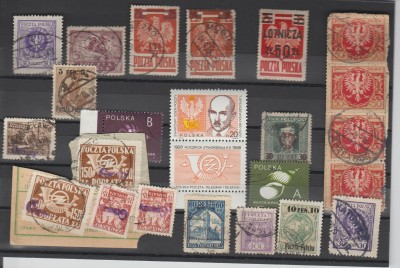 Zestaw znaczk&oacute;w - Polska