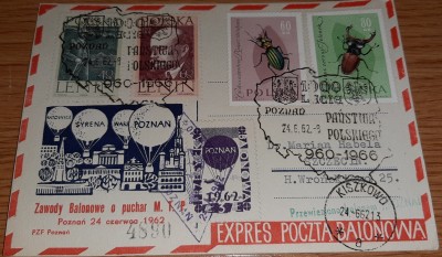 Poczta balonowa 1962 .9