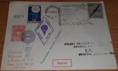 Poczta balonowa 1960 .1