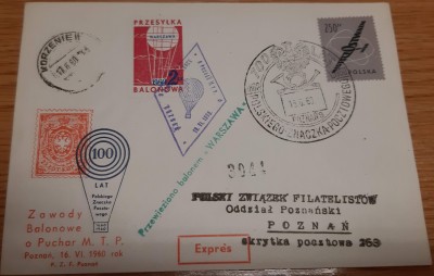 Poczta balonowa 1960 .4