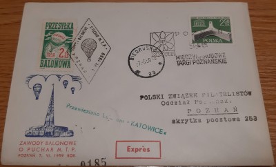 Poczta balonowa 1959 .2