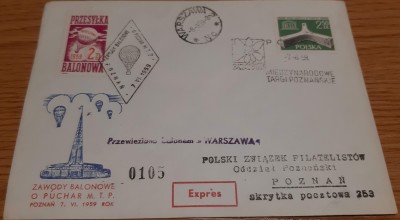 Poczta balonowa 1959 .5