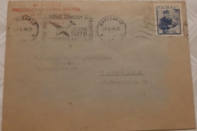 Zawody szybowcowe - Leszno 1954