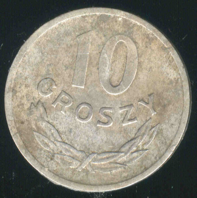 Polska 10 groszy 1968