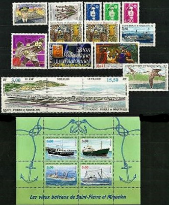 Saint Pierre & Miquelon 1995-1997 MNH**! GRATIS WYSYŁKA