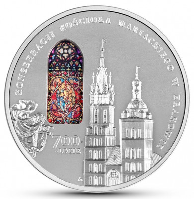 2020 r. 50 zł  700 - Lecie Kościoła Mariackiego.