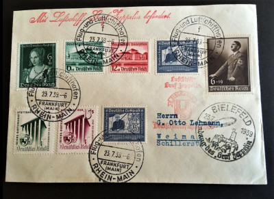 TRZECIA RZESZA 1939-ZEPPELIN - BIELEFELD!