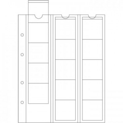 2015 r Kartka Optima na monety M15 Leuchtturm