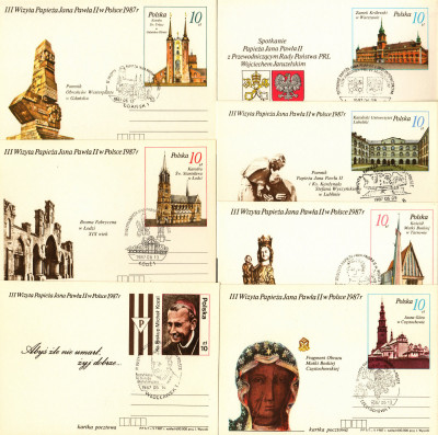 Cp 950_958 + Ck 72 III wizyta Jana Pawłą II w Polsce #8