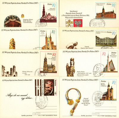 Cp 950_958 + Ck 72 III wizyta Jana Pawłą II w Polsce #9b