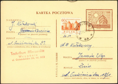 Cp 316.17 s.I.72 Września - Janowiec Wlkp (1)