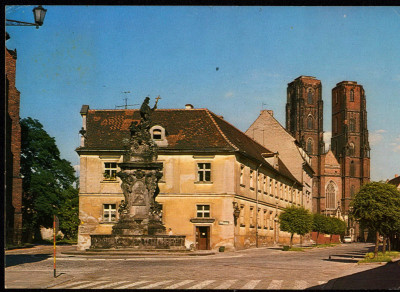 Wrocław 75 Ostr&oacute;w Tumski, katedra z XIII-XVIII w.