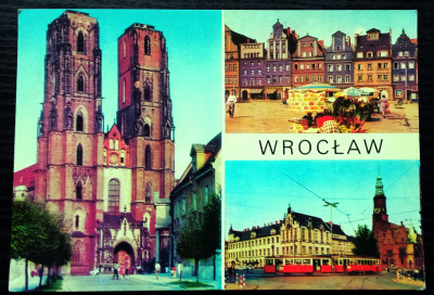 Wrocław 88 Katedra z XIII-XVIIIw. Plac Solny, Sukiennice