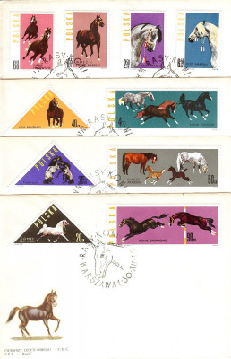 FDC 1963 S-290 Fi 1299-1308 Konie