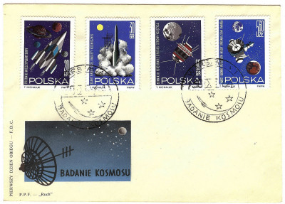 FDC 1964 S-311 Fi 1404_1410 Badanie kosmosu