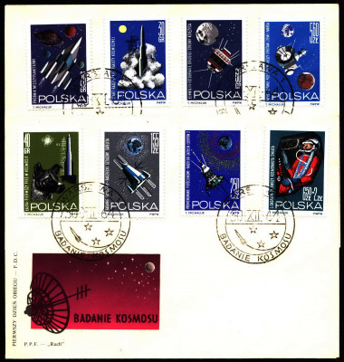 FDC 1964 S-311 Fi 1404-1410 Badanie kosmosu