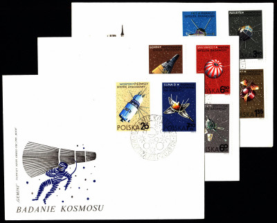 FDC 1966 S-349 Fi 1582-1589 Badanie kosmosu