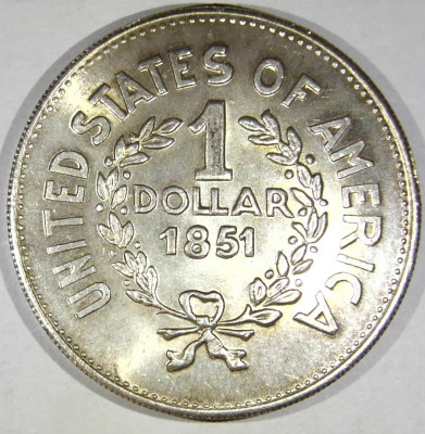 1 DOLLAR-  1851 - USA.