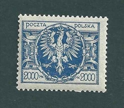 1923 r. Duży Orzeł  Fi 143**.