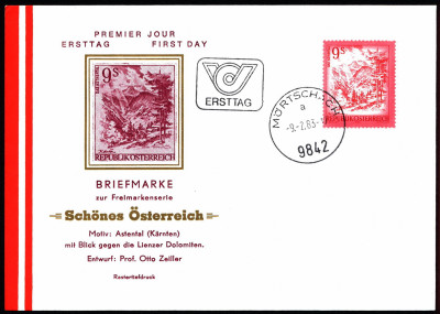 Austria FDC 1983 Mi 1730 Beautiful Austria