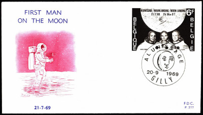 Belgia FDC 1969 Mi 1565 1st Man on the Moon