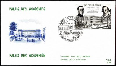 Belgia FDC 1971 Mi 1632 King Albert I and Jules Destre&eacute;