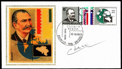 Belgia FDC 1973 Mi 1739 Association Belgian Stampdealers
