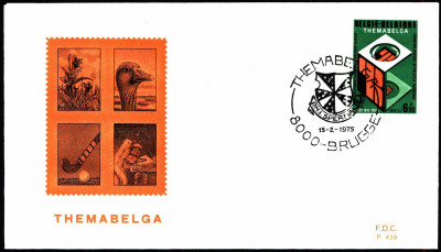 Belgia FDC 1975 Mi 1798 Themabelga Stamp Exhibition, Brussel