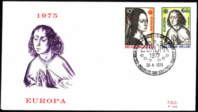 Belgia FDC 1975 Mi 1818-1819 Europa (C.E.P.T.)