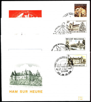 Belgia FDC 1976 Mi 1884-1887 Tourism