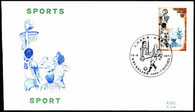 Belgia FDC 1977 Mi 1917 Sport